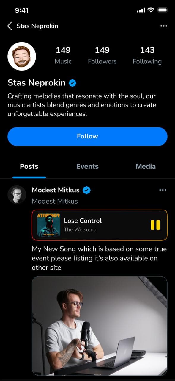 Engage & Connect screenshot